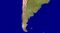 Argentinien Satellit + Grenzen 1920x1080